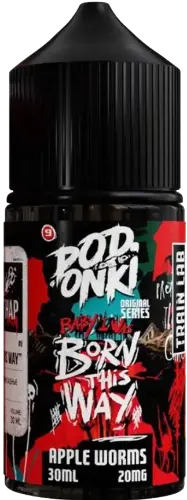 Жидкость для ЭСДН PODONKI LAST HAPKA SALT 30мл 20мг BORN THIS WAY (APPLE WORMS)