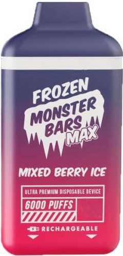 ЭСДН Monster Bars 6000 2% Mixed Berry ICE (Ягодный микс)