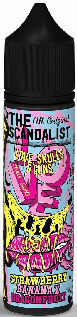 Жидкость для ЭСДН The Scandalist 58мл 0мг Love Skulls Guns