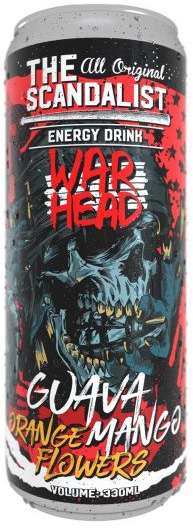 Энергетик "The Scandalist Energy Drink", 0,45л, Ж/Б WAR HEAD