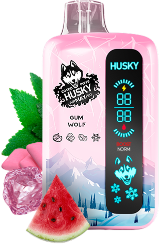 HUSKY AIRMAX PRO 20000 Gum Wolf (Арбузно-мятная жвачка со льдом)