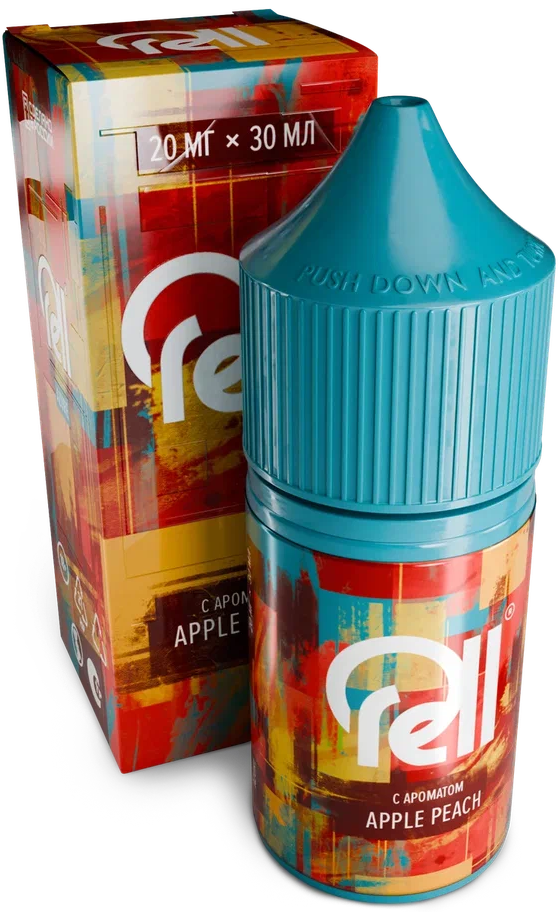 Apple Peach 20мг RELL AZURE SALT 30мл Жидкость
