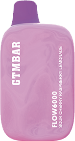 ЭСДН GTM BAR FLOW 6000 2% Sour Cherry Raspberry Lemonade