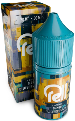 Жидкость для очистки картриджей ЭСДН RellAzure с ароматом манго, черники и винограда