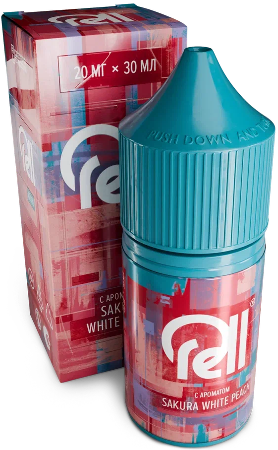 Sakura White Peach 20мг RELL AZURE SALT 30мл Жидкость