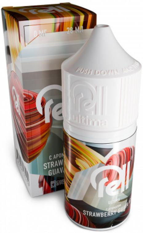 Жидкость для ЭСДН RELL ULTIMA 3мл 0мг Strawberry Guava ice