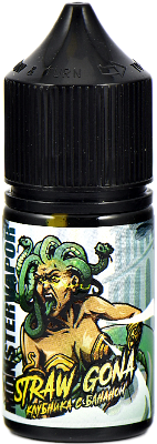 Жидкость для ЭСДН MONSTERVAPOR 30мл 0мг Straw Gona