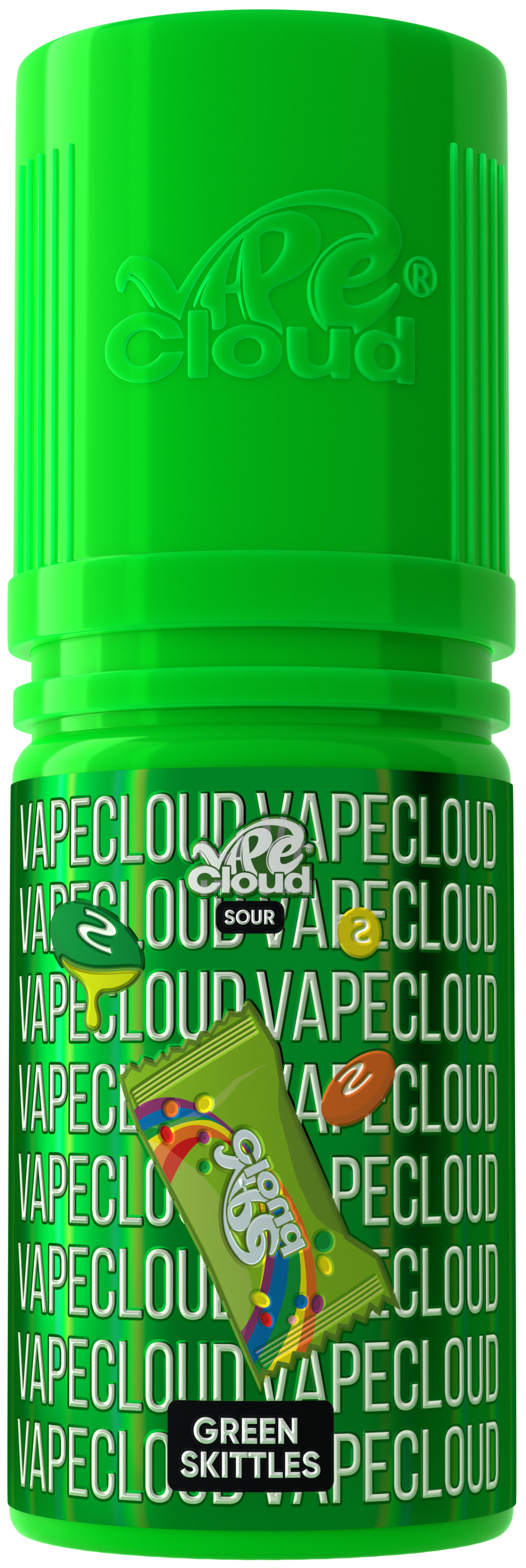 Жидкость для ЭСДН Vape Cloud Sour SALT 30мл 20мг Green Skittles