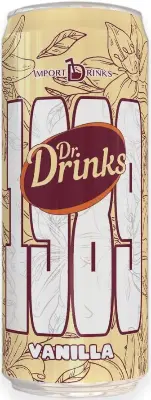 Напиток газированный "DR.DRINKS", 0,33л, Ж/Б Vanilla