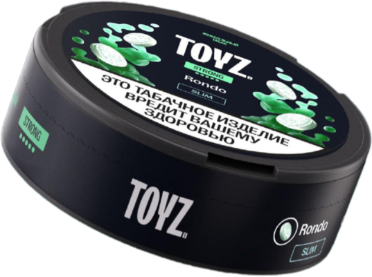 Жевательный табак Toyz 10гр SLIM с ароматом Рондо STRONG М