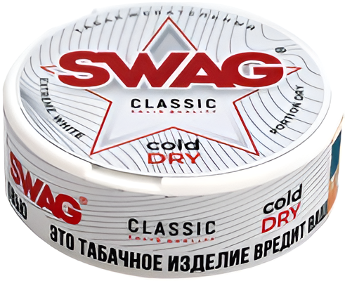 Жевательный табак SWAG 10гр CLASSIC КОЛД ДРАЙ STRONG M