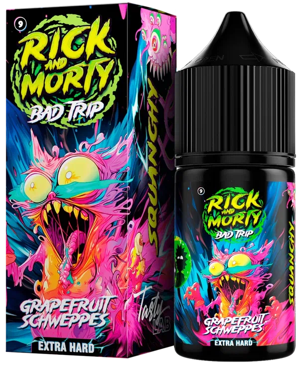 Грейпфрутовый Швепс 20мг Hard RICK AND MORTY BAD TRIP SALT 30мл Жидкость