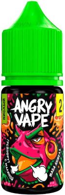 Жидкость для ЭСДН Angry Vape SALT 30мл 20мг Жаба Анжела (грейпфрут с малиной) STRONG