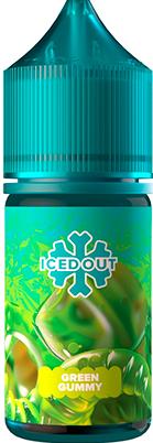 Iced Out Green gummy 20мг Glitch Sauce SALT 30мл Жидкость