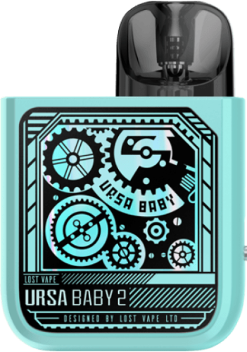 Lost Vape Ursa Baby 2 Pod Kit 900mAh Pop Blue x Time Gear