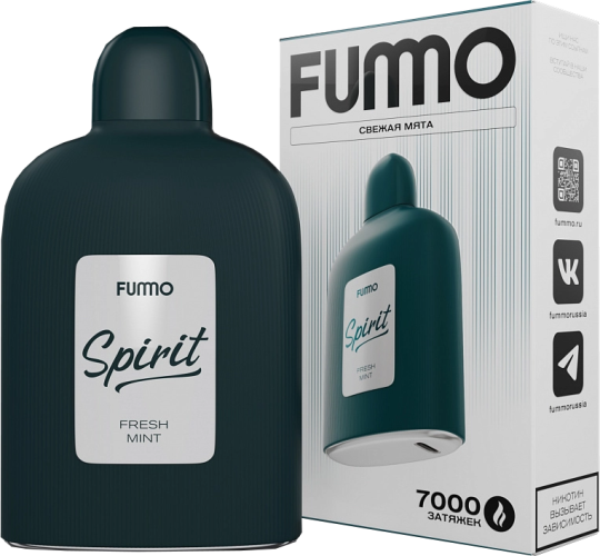 ЭСДН FUMMO SPIRIT 7000 2% Fresh Mint (Свежая Мята)
