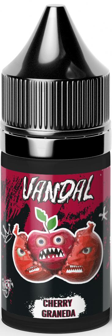 Жидкость для ЭСДН VANDAL PREMIUM SALT 30мл 20мг Cherry Graneda (Вишня, Гранат)