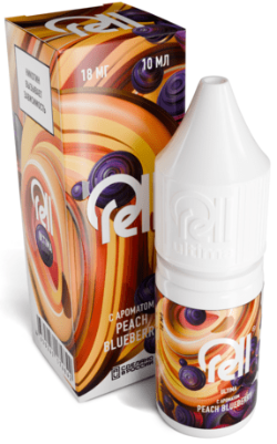 Жидкость для ЭСДН RELL ULTIMATE SALT 10мл 20мг Peach Blueberry