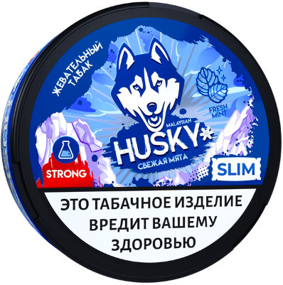 Жевательный табак HUSKY (FRESH MINT) STRONG SLIM М