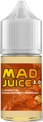 Жидкость для ЭСДН Mad juice SALT 30мл 20мг Мандариновый лимонад