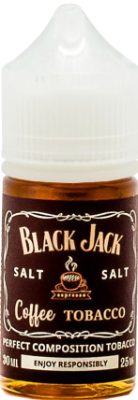 Жидкость для ЭСДН Black Jack 30мл 20мг COFFEE TOBACCO
