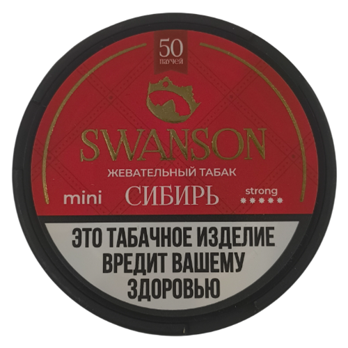 Жевательный табак SWANSON 10гр mini Сибирь STRONG M