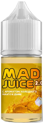 Жидкость для ЭСДН Mad juice SALT 30мл 20мг Холодный манго-дыня