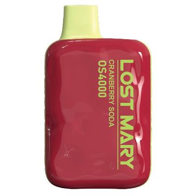 Lost Mary OS4000 2% Cranberry Soda