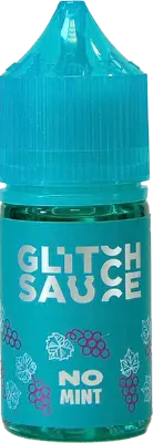 Жидкость для ЭСДН GLITCH No Mint SALT 30мл 20мг Grape King extra