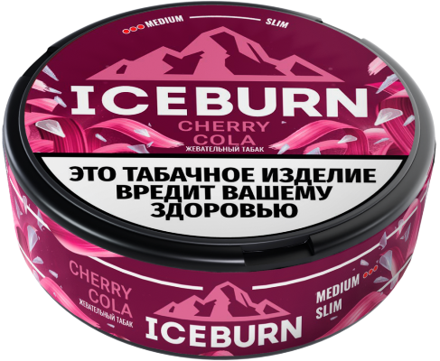 Жевательный табак ICEBURN 9,5гр SLIM Cherry Cola MEDIUM М
