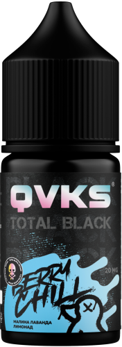Ароматизатор для 30мл QVKS TOTAL BLACK KONSTRUKT Малина Лаванда Лимонад