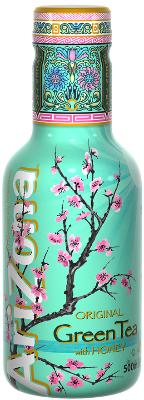 Напиток негазированный "Arizona", 0,4л, ПЭТ Green Tea with Honey