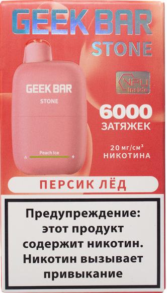 ЭСДН GEEK BAR STONE 6000 2% Персик Лёд