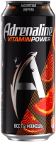 Энергетик "Adrenaline", 0,449л, Ж/Б Апельсин