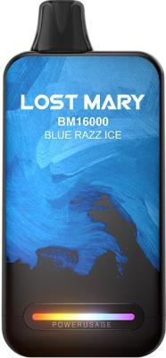 ЭСДН Lost Mary BM16000 2% Blue Razz Ice (Голубика Малина Лёд)