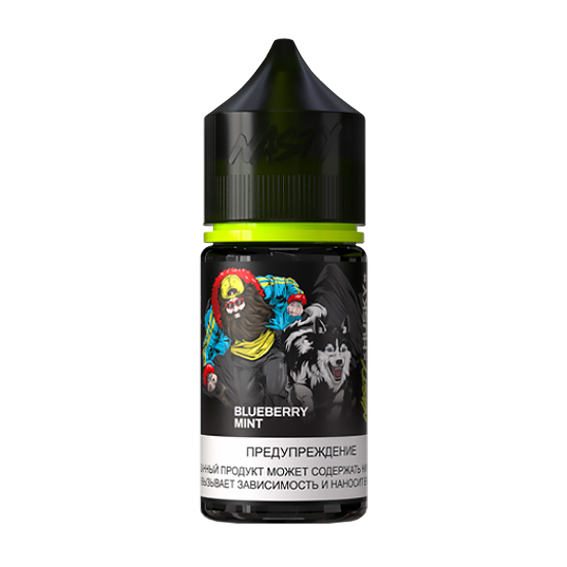 BLUEBERRY MINT 20мг HUSKY Х NASTY Import SALT 30мл Жидкость