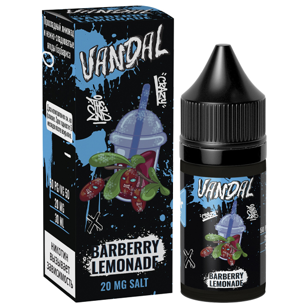 ICE Barberry Lemonade 20мг extra VANDAL SALT 30мл Жидкость