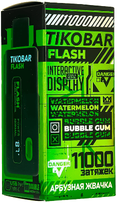 ЭСДН TIKOBAR 11000 2% Watermelon Bubble Gum (Арбузная Жвачка)