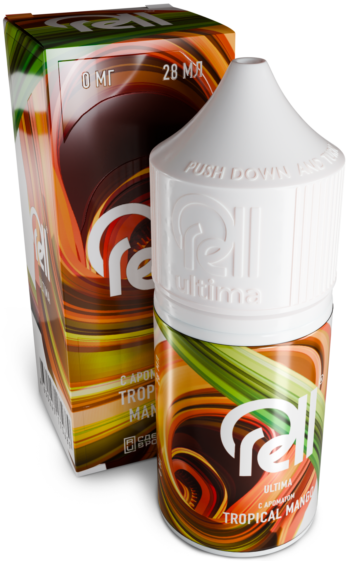 Жидкость для ЭСДН RELL ULTIMA 3мл 0мг Tropical Mango