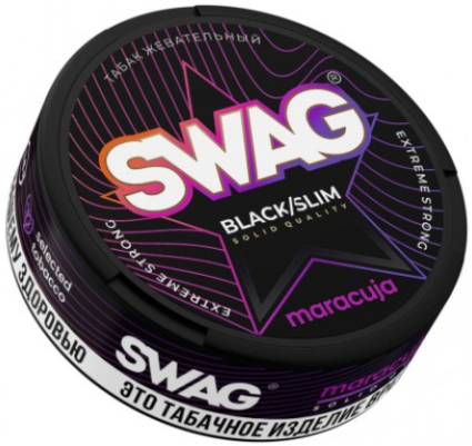 Жевательный табак SWAG 10гр SLIM МАРАКУЙЯ STRONG M