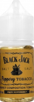 Жидкость для ЭСДН Black Jack 30мл 20мг PEPPERY TOBACCO