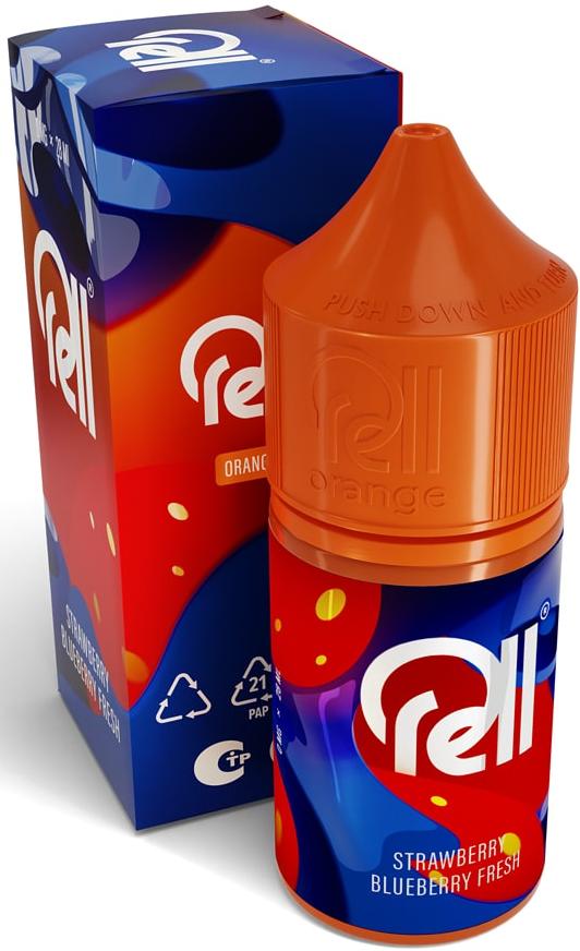 Жидкость для ЭСДН RELL ORANGE 28мл 0мг Strawberry blueberry fresh