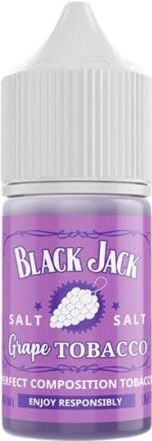 GRAPE TOBACCO 20мг STRONG Black Jack SALT 30мл Жидкость