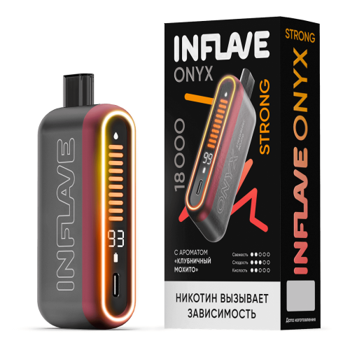 INFLAVE ONYX 18000 2% STRONG Клубничный мохито