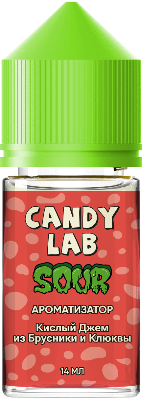 Ароматизатор для 30мл CandyLab SOUR "Redberry Jam" (Кислый Джем из Брусники и Клюквы)