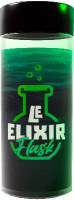 Аром.+ флакон 100мл DARK X SIZE Le Elixir Flask (Энергетик, яблоко, киви)