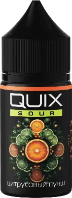 Жидкость для ЭСДН QUIX SOUR 30мл 0мг Цитрусовый пунш