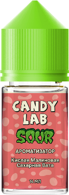 Ароматизатор для 30мл CandyLab SOUR "Cotton Razz" (Кислая Малиновая Сахарная Вата)