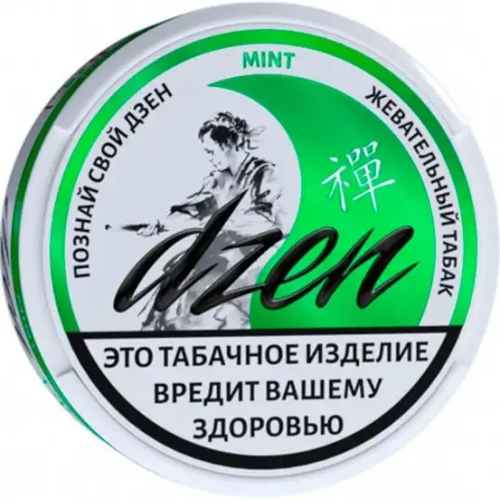 Жевательный табак DZEN 9гр mini GREEN MEDIUM М