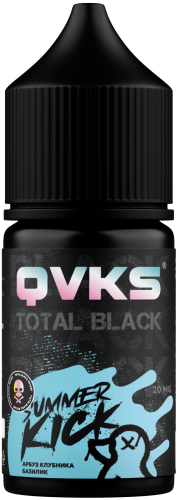 Ароматизатор для 30мл QVKS TOTAL BLACK KONSTRUKT Арбуз Клубника Базилик